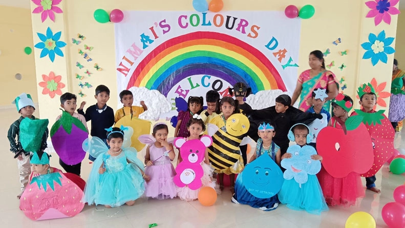 Pre-Primary children at Nimai Public School